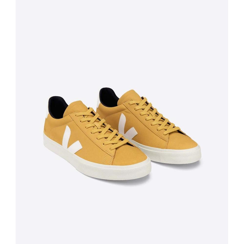 Women's Veja CAMPO NUBUCK Low Tops Sneakers Orange | ZA 598DFM